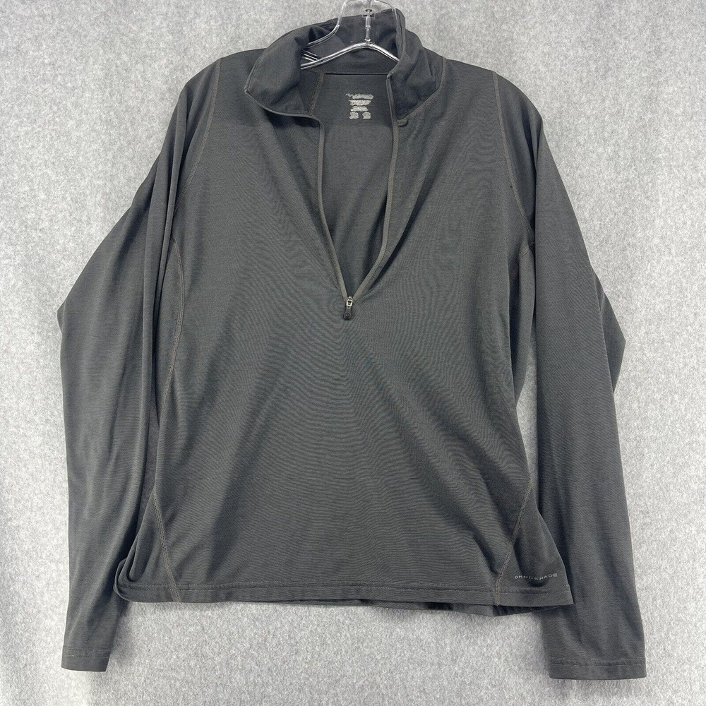 Columbia Titanium 1/4 Zip Pullover Sweater Women's Large* Grey Omni-Shade Ladies